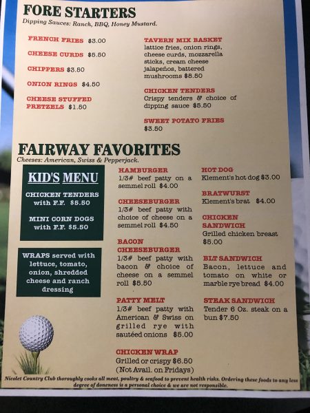 Bar Kitchen Nicolet Country Club